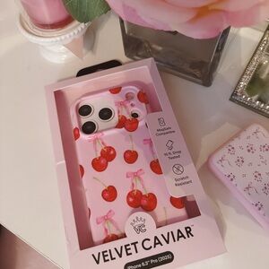 Velvet Caviar Pink Cherry iPhone 17 pro Case